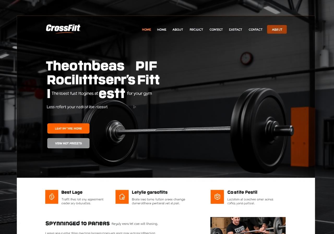 Forge Fitness CrossFit website screenshot